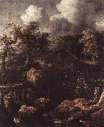 EVERDINGEN, Allaert van Forest Scene with Water-Mill  df oil painting reproduction
